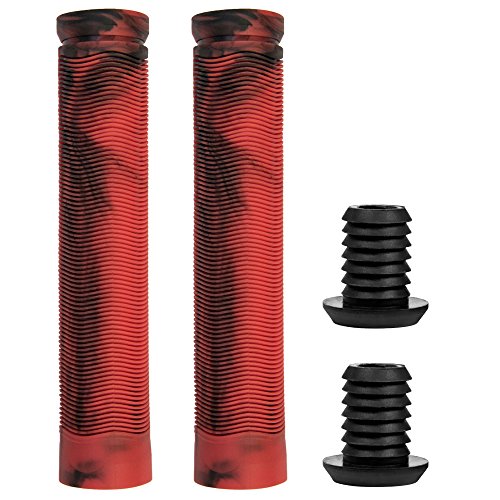 BESTIAL WOLF RS81MIXRED, Pareja de Manguitos Mix Especiales para Scooter Negro/Rojo 155 mm