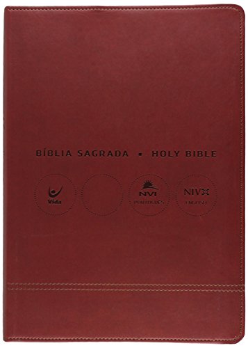 Biblia NVI Bilingüe Portugués - Inglés - cubierta roja (REVISTA VERSION ORIGINAL)