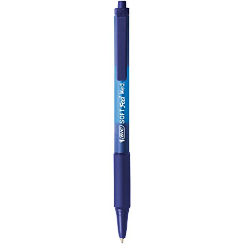 BiC 837394 Soft Feel - Bolígrafo de punta redonda (3 unidades), color multicolor paquete de 3