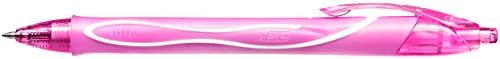 BIC Summer Pink Box: Boli de Gel de Punta Media (0,7.mm), Portaminas, BIC 4.Colores (1,00.mm), marcador - Rosa, Caja de.4