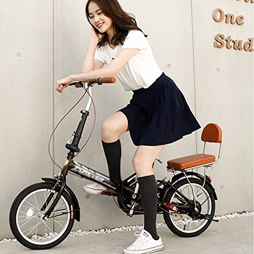 Bicicletas Plegable Portátil Ultraligera para Mujeres Adultos De 16 Pulgadas 20 Pulgadas Estudiantes Carretera Plegable