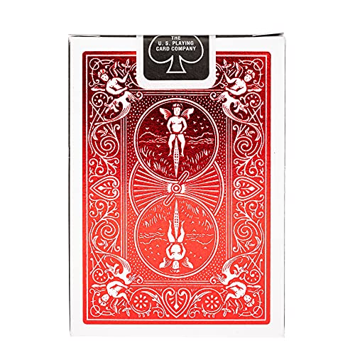 Bicycle Crimson (Red) Metal Luxe Playing Card Deck - Version 2