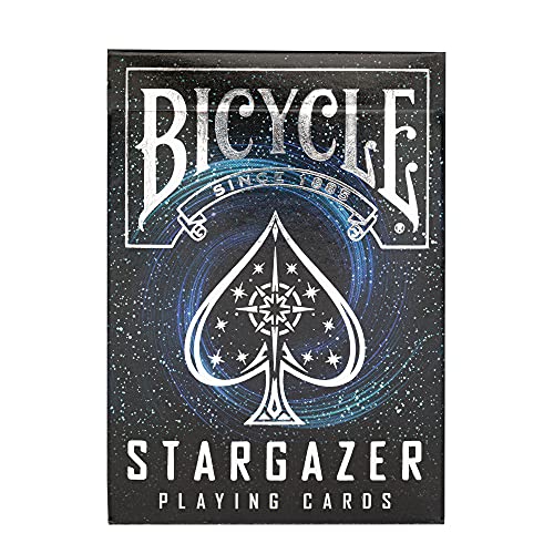 Bicycle Stargazer Baraja de Cartas Especial, Color Negro, Poker (1034630)