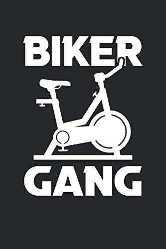 Biker Gang Bikes Endurance Training Fitness Center: Notebook - Notebook - Notepad - Diary - Planner - Dot Grid - Dotted Notebook - Dotted Notepad - 6 x 9 inches (15. 24 x 22. 86 cm) - 120 pages