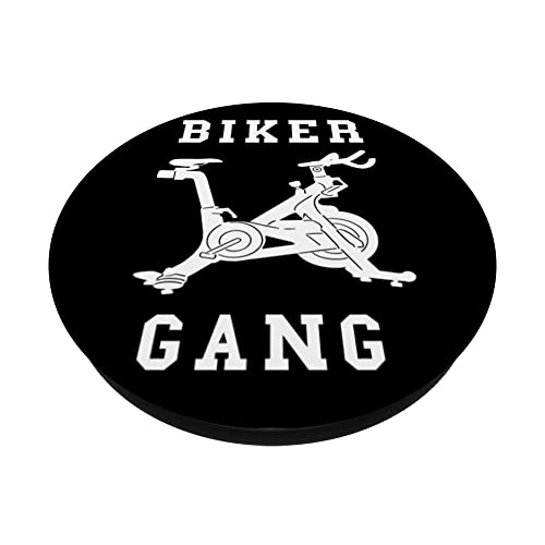 Biker Gang Spinning Team Squad Crew Bike Fitness Entrenamiento PopSockets PopGrip Intercambiable