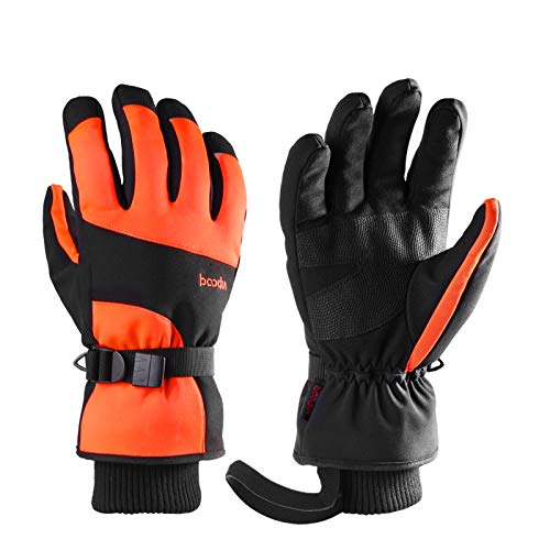 BIKETAFUWY Guantes de ciclismo para hombre y mujer, guantes de deporte con dedos completos, palma acolchada, para bicicleta, moto, carreras, deportes al aire libre, guantes de invierno