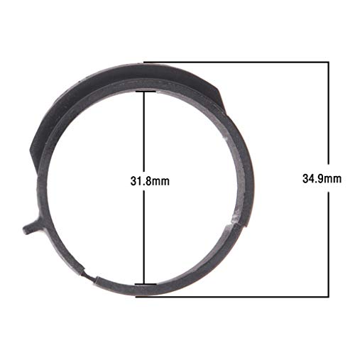 BIlinli Bicicleta Adaptador de diámetro del desviador Delantero Anillo de 34,9 mm a 31,8 mm Abrazadera para Marco de Acero de molibdeno Cromado Bicicleta de Carretera MTB