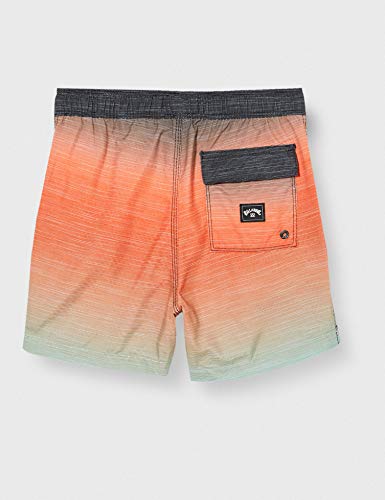 BILLABONG - All Day Faded Laybacks 16" Bañador de Surf de pantalón con Cintura elástica para Niño, Verde (Mint), 12