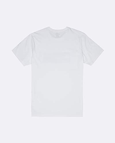 Billabong Inverse Tee Ss T-Shirt, Hombre, White, XL