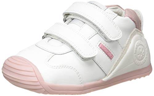 Biomecanics 151157, Zapatillas Niñas, Blanco Y Rosa (Super Soft), 21 EU