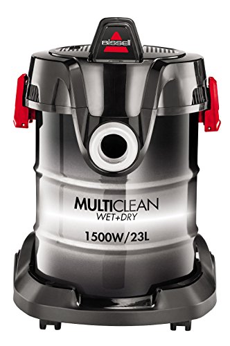 BISSELL Aspiradora multiusos 2026M MultiClean, aspiradora en seco y húmedo con función de soplador, 1500 W, juego de accesorios de 7 piezas, 23 l