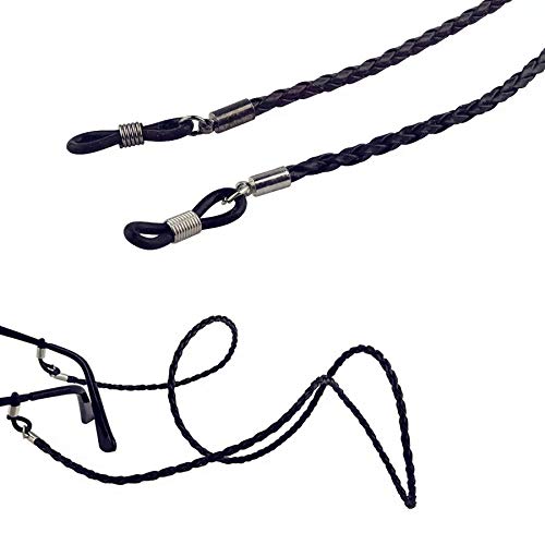 BJ-SHOP Correa de Gafas,Cable de Gafas Soporte Ajustable del Cordon de la Lente de Cuero de la PU Eyewear Cord Eyewear Rope 5 PCS