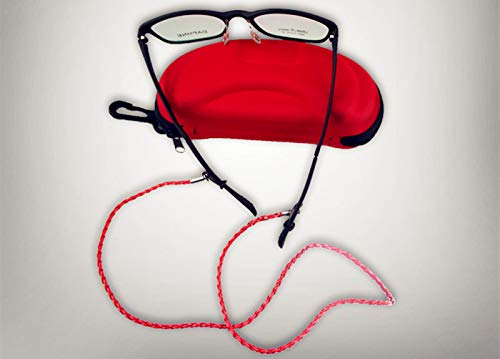 BJ-SHOP Correa de Gafas,Cable de Gafas Soporte Ajustable del Cordon de la Lente de Cuero de la PU Eyewear Cord Eyewear Rope 5 PCS