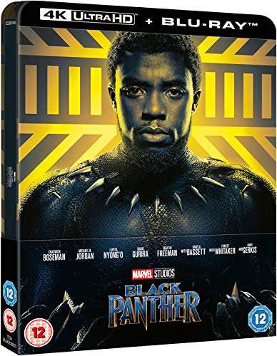 Black Panther 4K Ultra HD Limted Edition Steelbook (Lenticular Cover) / Import / Includes Region Free Blu Ray