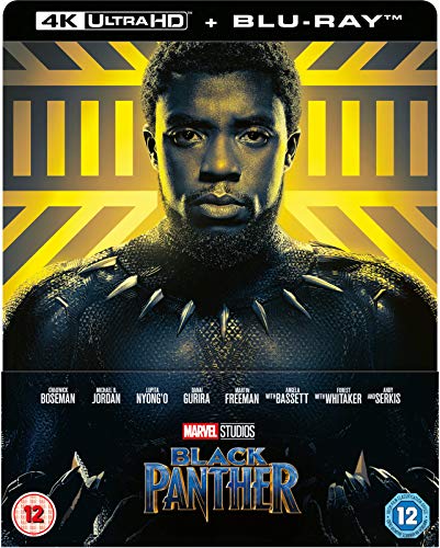 Black Panther 4K Ultra HD Limted Edition Steelbook (Lenticular Cover) / Import / Includes Region Free Blu Ray