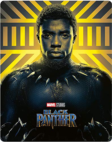 Black Panther 4K Ultra HD Limted Edition Steelbook (Lenticular Cover) / Import / Includes Region Free Blu Ray