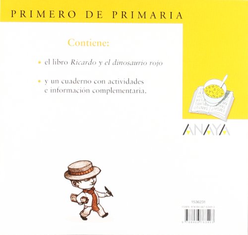 Blíster " Ricardo y el dinosaurio rojo " 1º de Primaria (Literatura Infantil (6-11 Años) - Plan Lector Tres Sopas (Castellano)) - 9788466763493