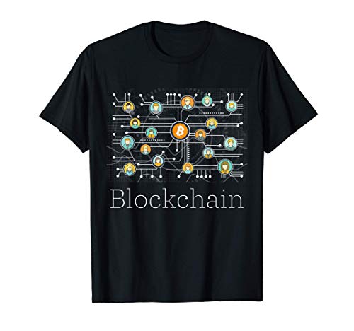 Blockchain Criptomoneda T-shirt BitCoin Crypto BTC Regalo Camiseta