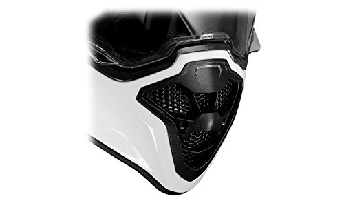 BMW Casco de moto Enduro GS de carbono, color blanco claro, tamaño para BMW 60/61