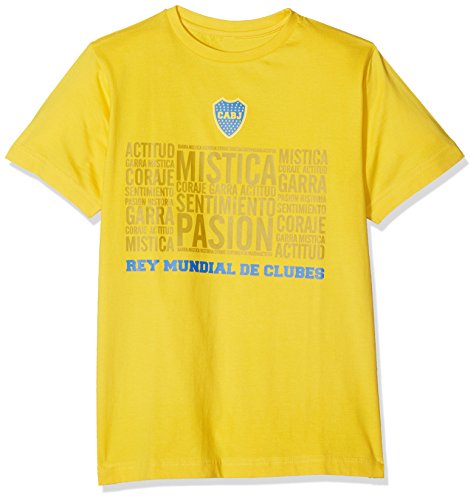 Boca Juniors Mistica Camiseta, Niños, Amarillo, 10 años