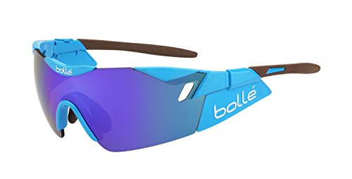bollé 6Th Sense Gafas, Unisex Adulto, Azul (Shiny) marrón, L