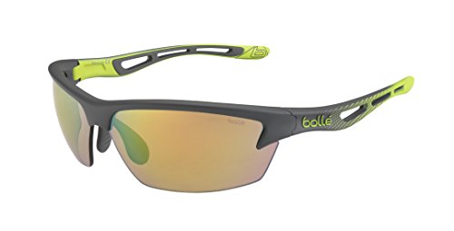 Bollé Bolt - Gafas de sol, color verde (smoke/lime), talla L