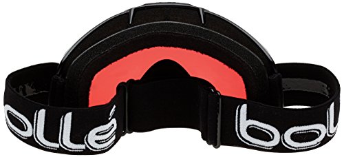 bollé Nova II Máscaras, Unisex Adulto, Negro Mate/Blanco, M/L