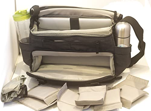 Bolsa frontal para cámara Brompton, batería eléctrica, MacBook de 13,3"