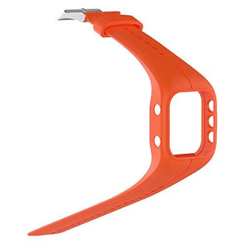 BoLuo Correa para Polar A300, Bandas Correa Repuesto,Correas de Reloj, Silicona Reloj Recambio Ajustable Brazalete Correa Repuesto Strap Wristband para Polar A300 Watch Accessories (naranja)