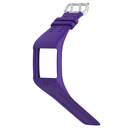 BoLuo Correa para Polar M600, Bandas Correa Repuesto,Correas de Reloj, Silicona Reloj Recambio Ajustable Brazalete Correa Repuesto Strap Wristband para Polar M600 GPS Watch Accessories (púrpura)