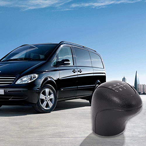 Bopfimer 6 Velocidad Car Gear Shift Knob Head Cover Shifter Palanca Palanca para Mercedes Vito Viano Sprinter II / -