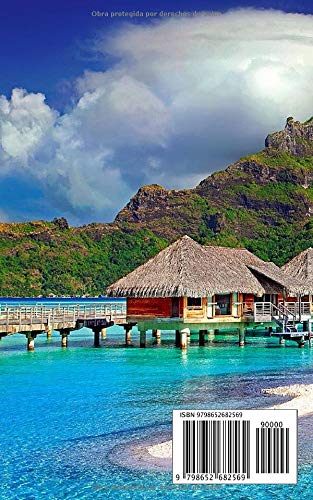 BORA BORA: DIARIO DE VIAJE | FORMATO BOLSILLO | Cuaderno registro de hoteles, vuelos, lista de equipaje, lugares a visitar y más | Registra tus actividades o mejores momentos y datos de interés.