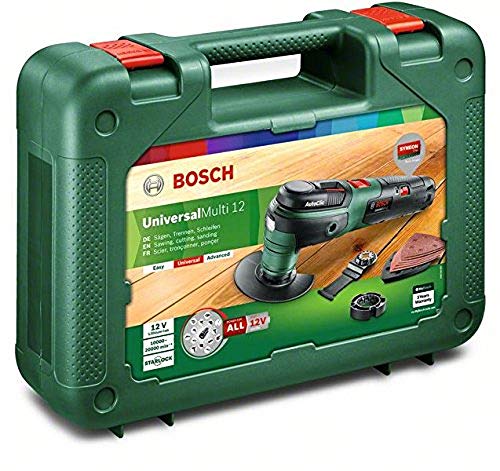 Bosch Home and Garden 0603103001 Herramienta Multifuncional a Batería, 0 W, 12 V