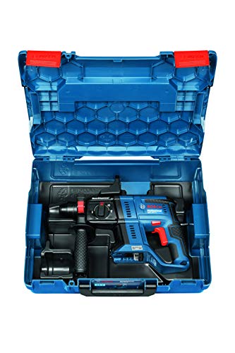 Bosch Professional 18V System GBH 18V-21 - Martillo perforador combinado a batería (2,0 J, Ø máx. hormigón 21 mm, SDS plus, sin batería, en L-BOXX)