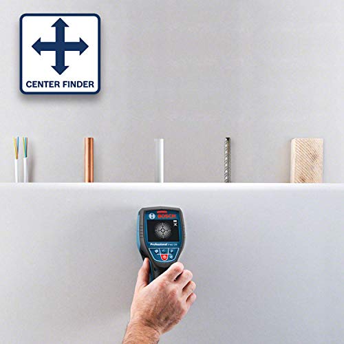 Bosch Professional Sistema 12V Detector de pared D-tect 120 (1 batería 12V + cargador, profundidad máx. 120 mm, en L-BOXX)