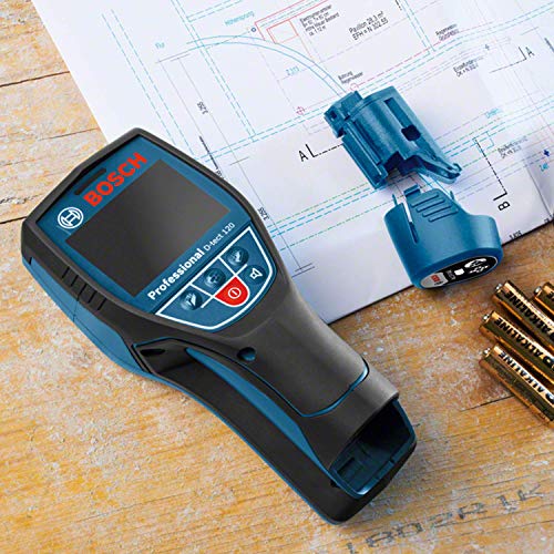 Bosch Professional Sistema 12V Detector de pared D-tect 120 (1 batería 12V + cargador, profundidad máx. 120 mm, en L-BOXX)