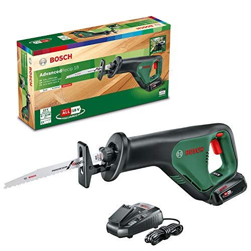 Bosch sierra sable a batería AdvancedRecip 18 (1 batería 2,5Ah, sistema de 18 V, en caja)