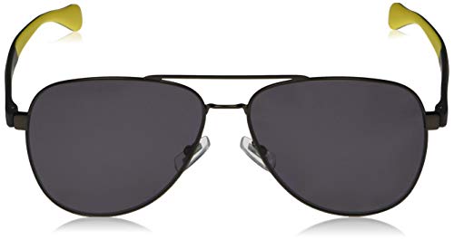 BOSS 1077/S, Gafas de Sol Hombre, rutenio Opaco Nero, 60