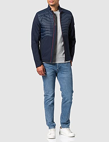 BOSS J_bario Chaqueta para Lluvia, Navy410, L para Hombre