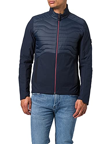 BOSS J_bario Chaqueta para Lluvia, Navy410, L para Hombre