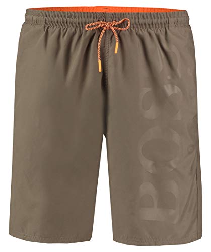 BOSS Orca Bañador, Marrón (Dark Brown 204), Small para Hombre