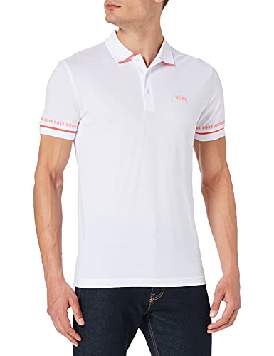 BOSS Paddy 1 Camisa de Polo, White100, L para Hombre