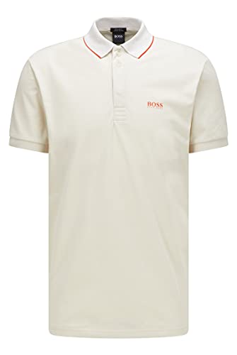 BOSS Paddy 3 Camisa de Polo, Blanco Abierto 131, M para Hombre