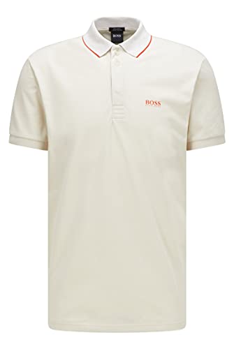 BOSS Paddy 3 Camisa de Polo, Blanco Abierto 131, M para Hombre