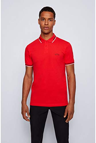 BOSS Paul Curved 10196402 01, Camisa de Polo, para Hombre, Rojo (Medium Red 619), XXL