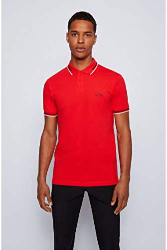 BOSS Paul Curved 10196402 01, Camisa de Polo, para Hombre, Rojo (Medium Red 619), XXL