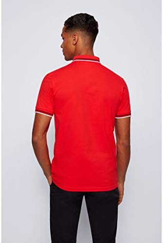 BOSS Paul Curved 10196402 01, Camisa de Polo, para Hombre, Rojo (Medium Red 619), XXL