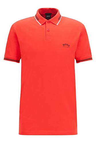 BOSS Paul Curved 10196402 01, Camisa de Polo, para Hombre, Rojo (Medium Red 619), XXL