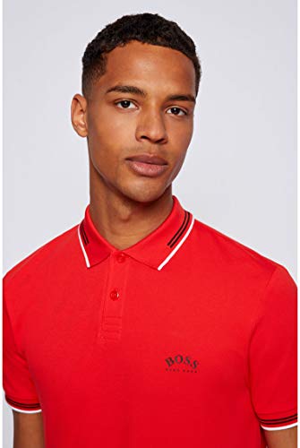 BOSS Paul Curved 10196402 01, Camisa de Polo, para Hombre, Rojo (Medium Red 619), XXL