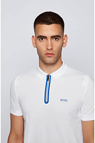 BOSS Philix Camisa de Polo, White100, M para Hombre